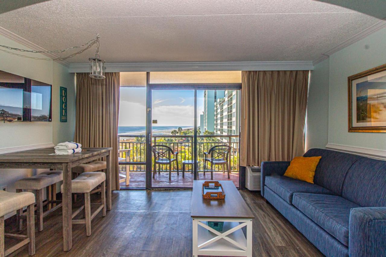 Oversized Ocean View Queen Suite With Beautiful Fireplace And Accents - Sleeps 4 Guests! Миртл-Бич Экстерьер фото