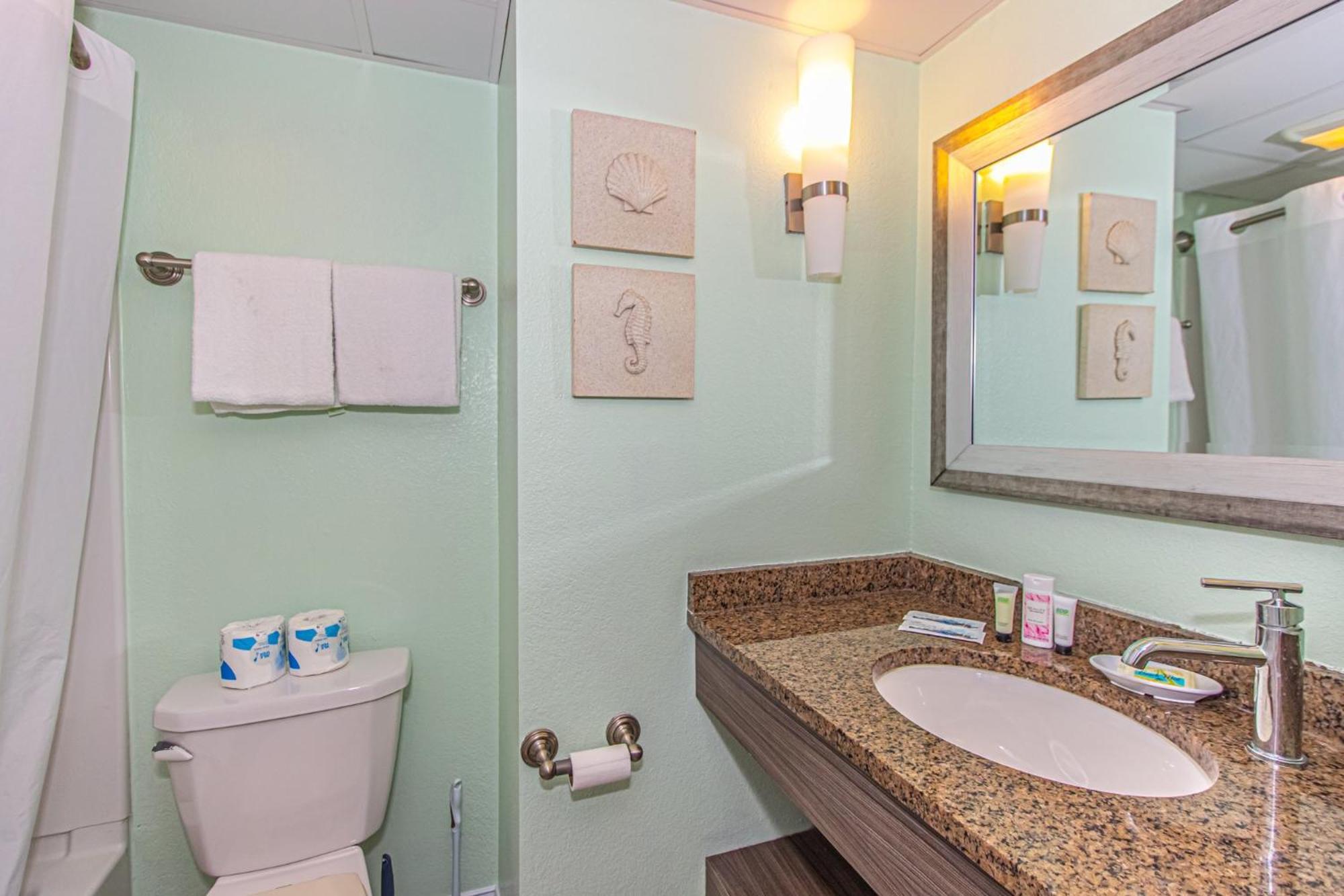 Oversized Ocean View Queen Suite With Beautiful Fireplace And Accents - Sleeps 4 Guests! Миртл-Бич Номер фото
